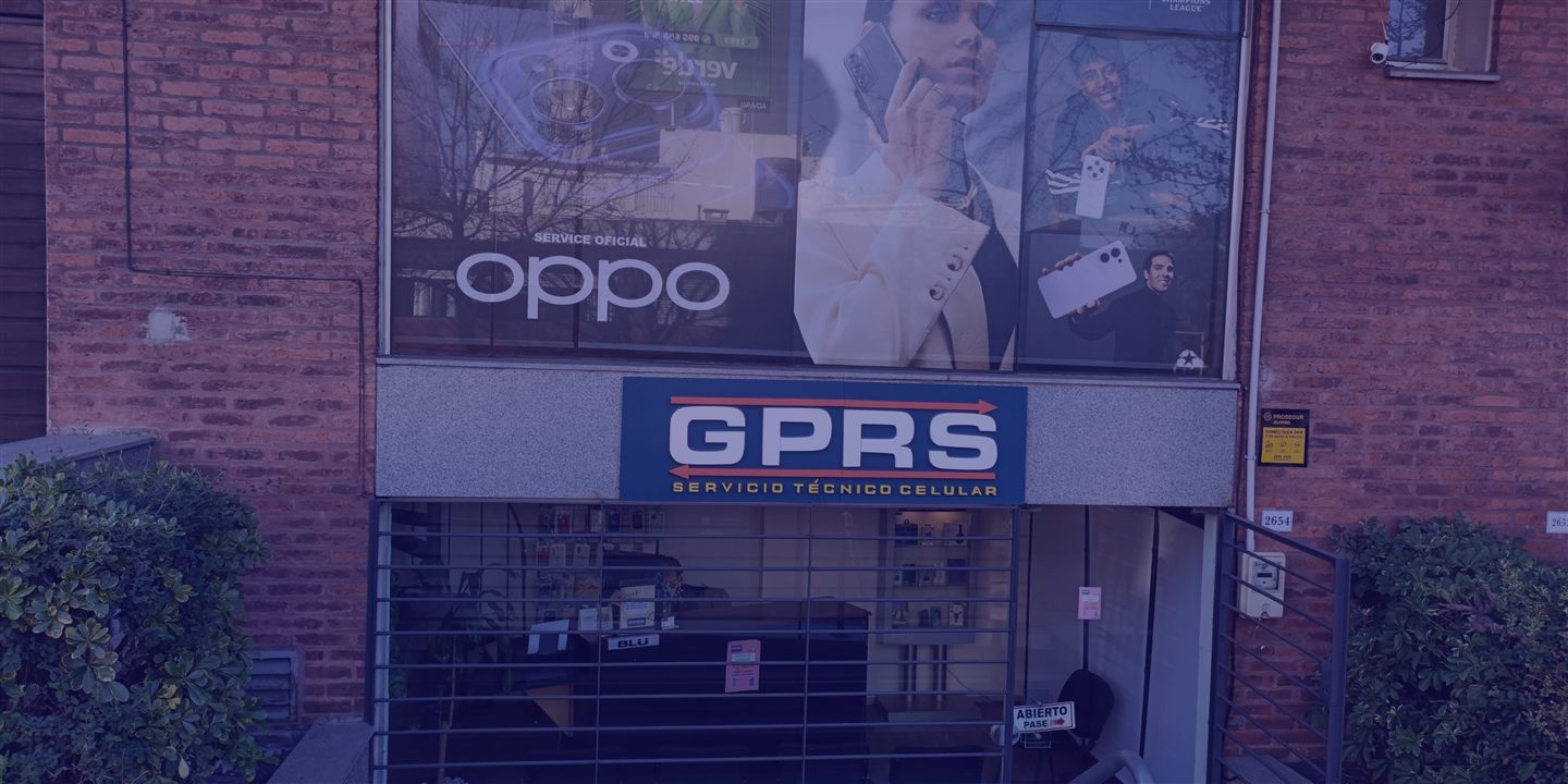 Fachada del local de GPRS Servicio Técnico Celular